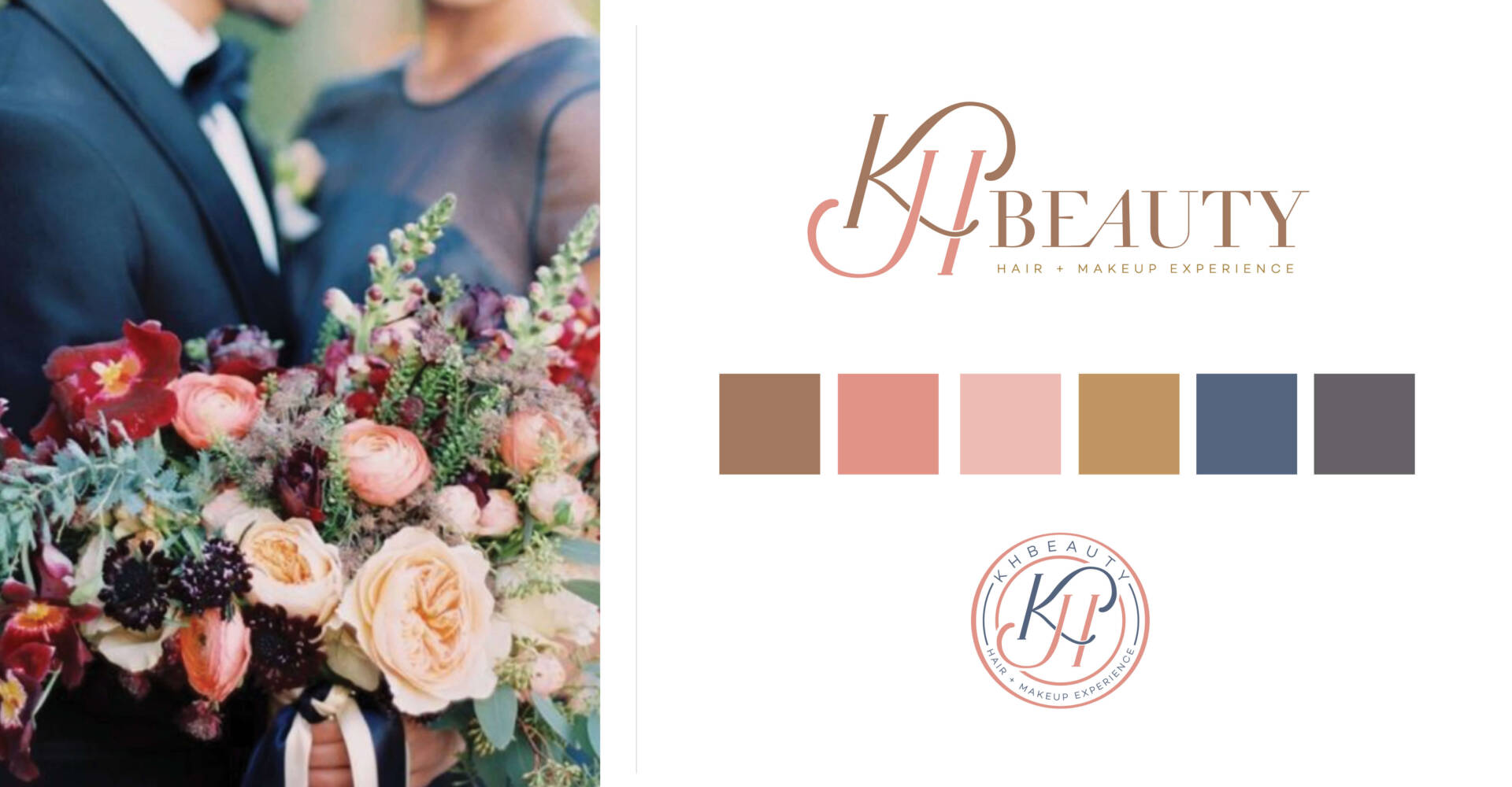 KH Beauty Houston Makeup Artist - Custom branding and logo design