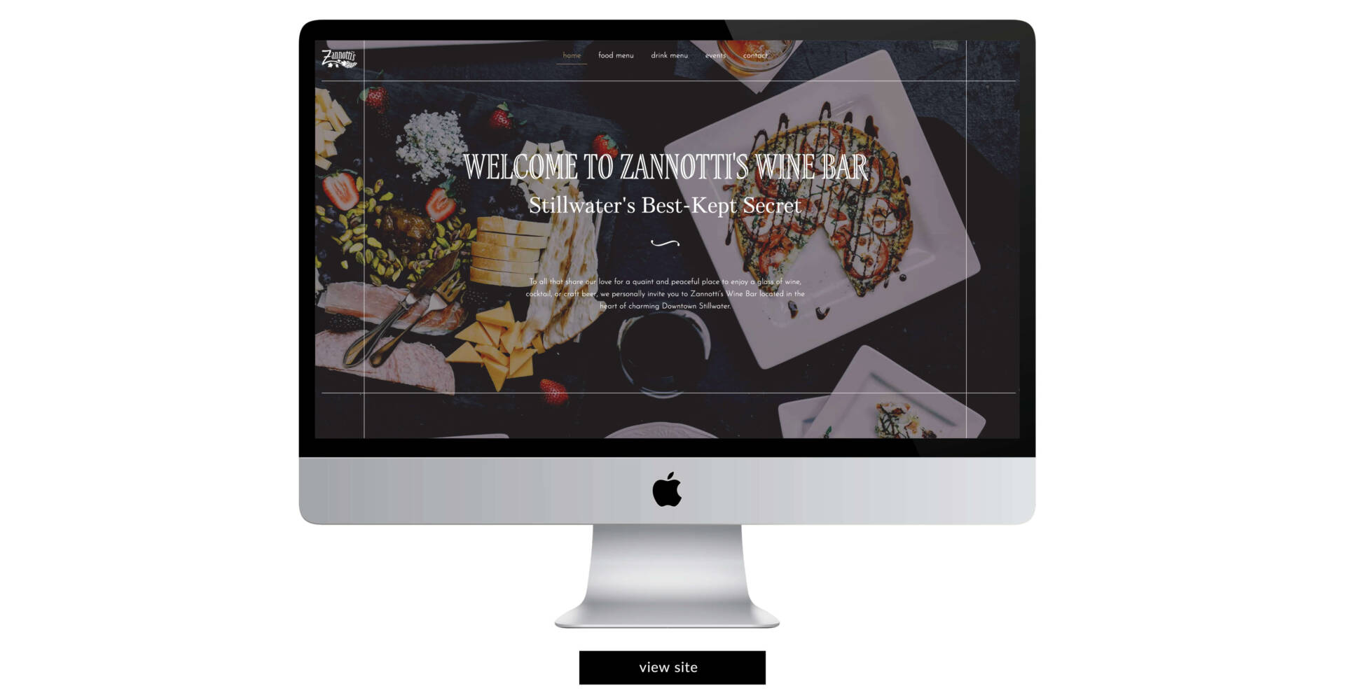 Zannotti's Wine Bar Custom Website Design