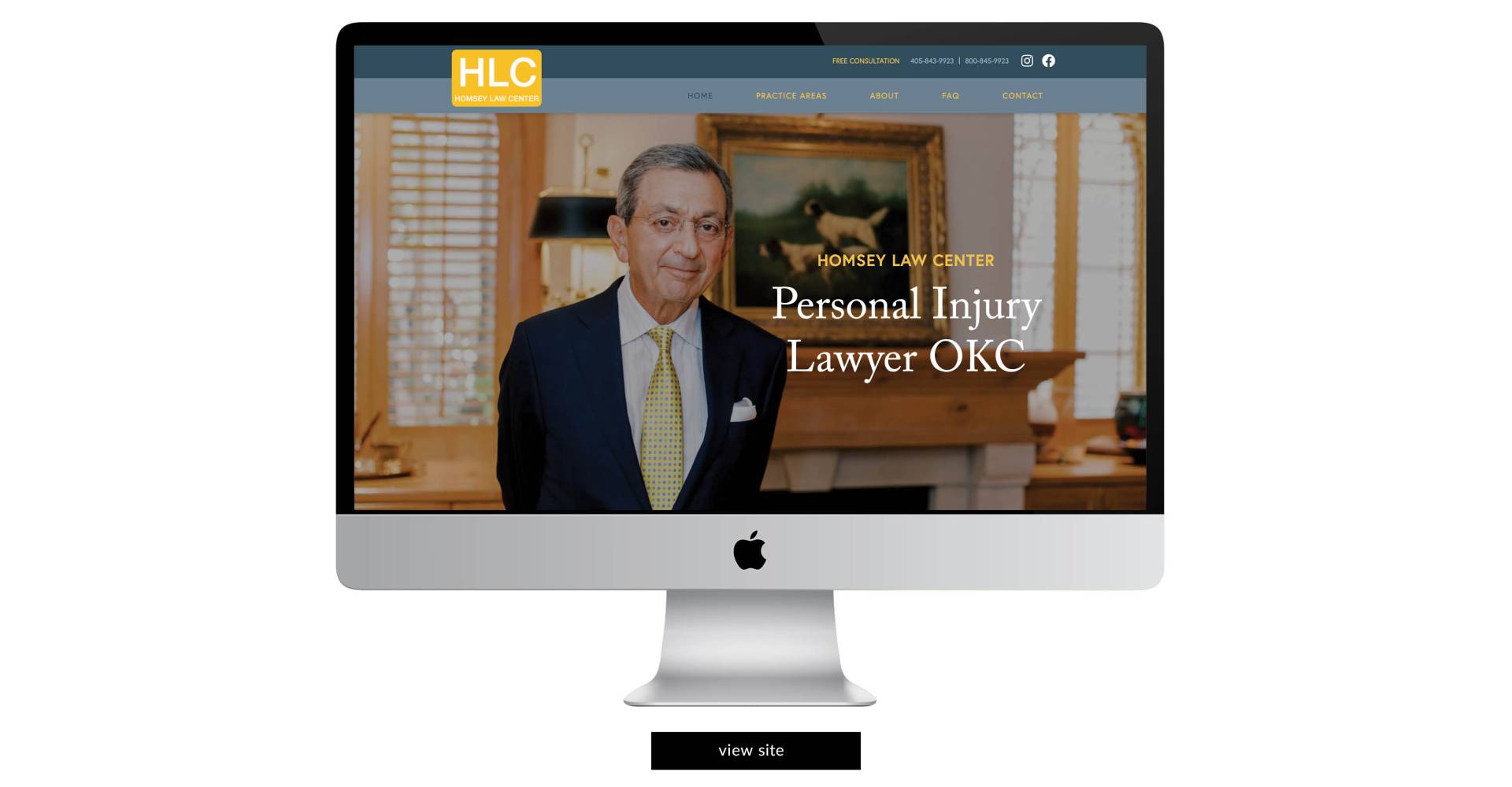 Homsey Law Center Website
