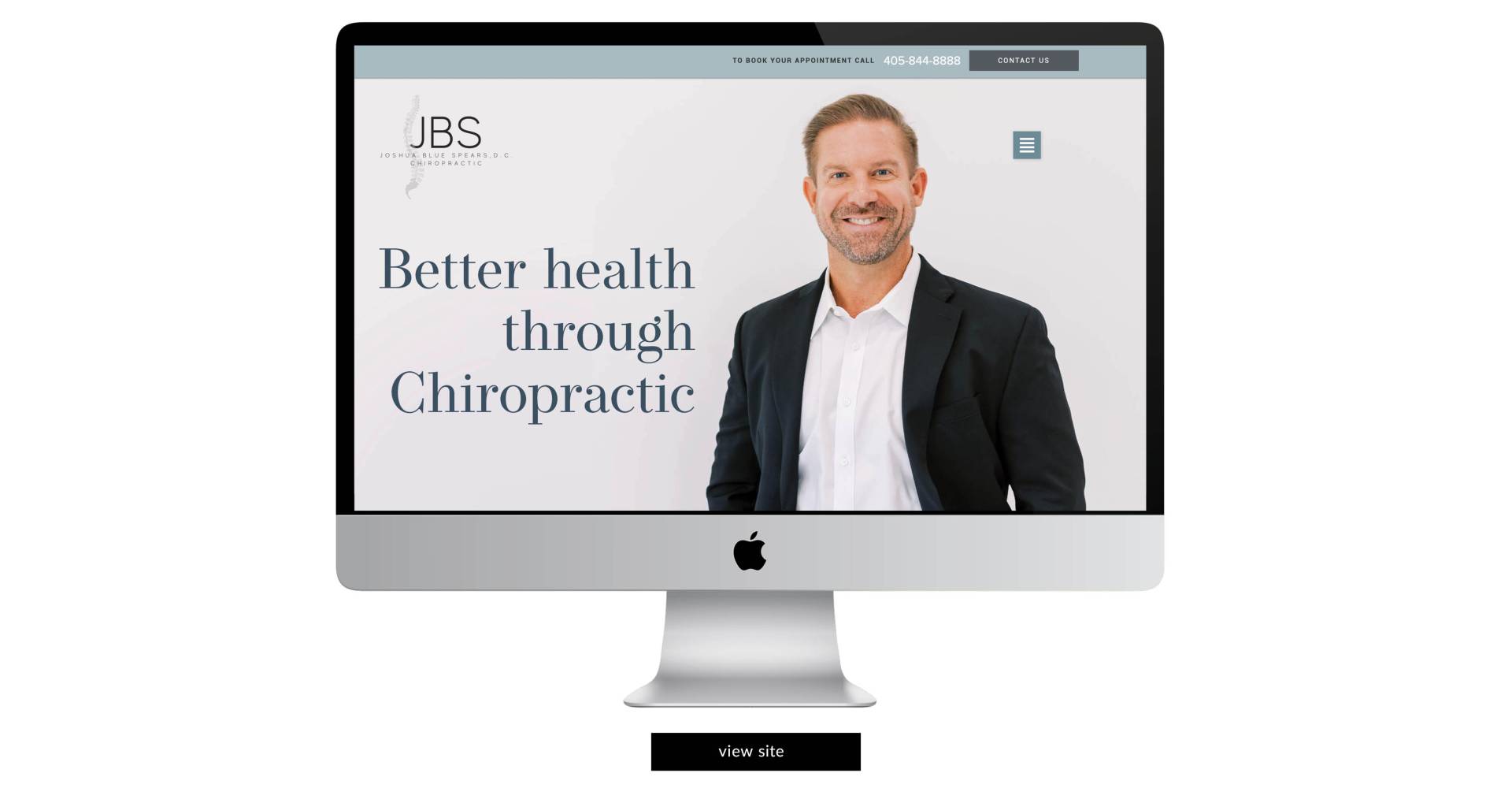 Joshua Blue Spears Chiropractic_Website Design2